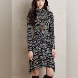 Maeve Turtleneck Swing Dress
